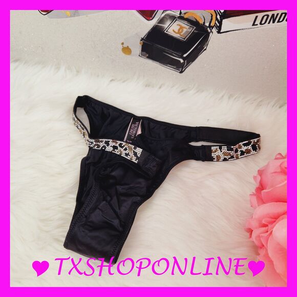 💗👙Victoria's Secret Bling Brazilian Panty 👙💗NWT - Picture 2 of 5